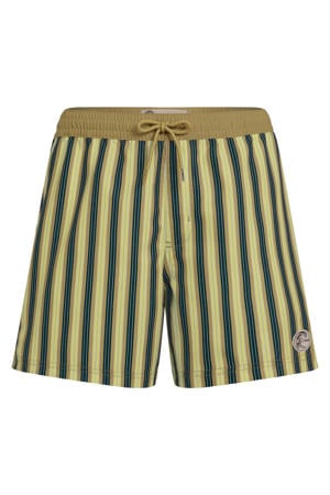 zwemshort O'Riginals Stripe 15" geel/blauw