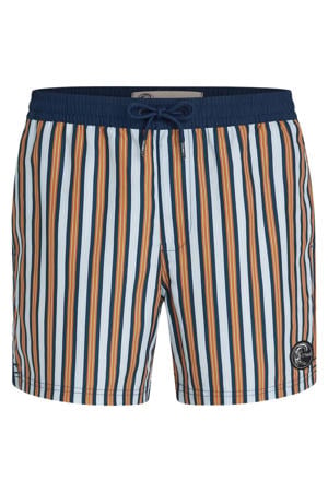 zwemshort O'Riginals Stripe 15" lichtblauw/donkerblauw