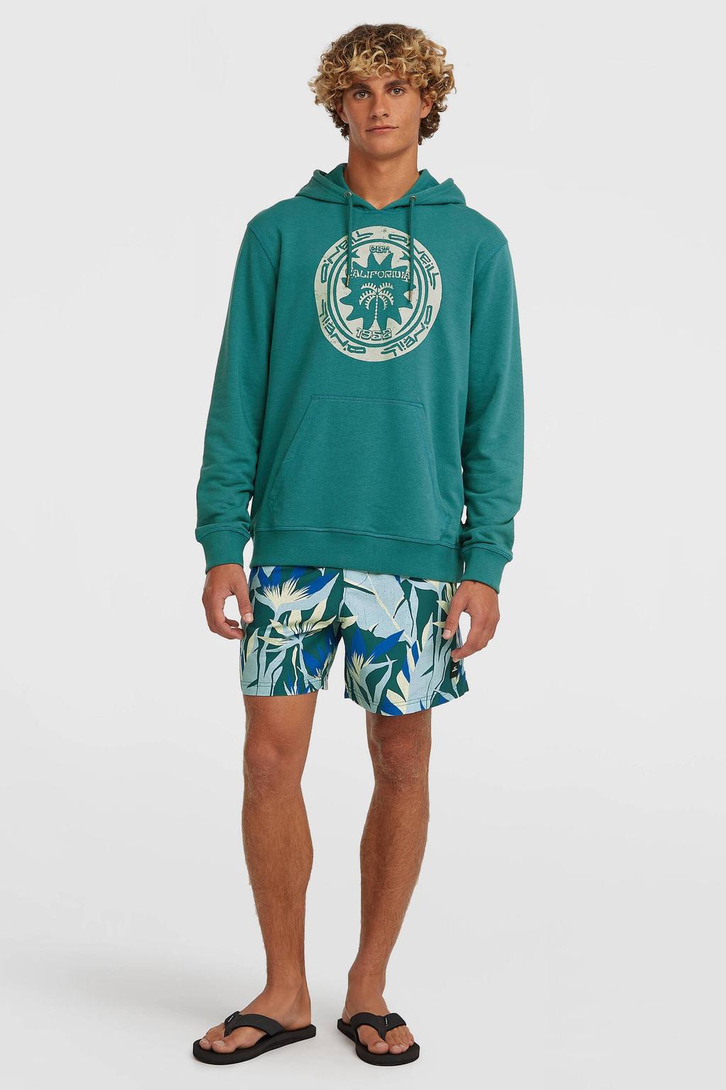 O'Neill zwemshort Print 16" donkergroen/blauw