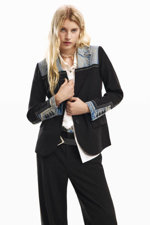 regular blazer zwart