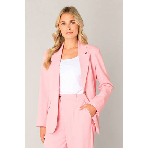 Base Level regular blazer lichtroze afbeelding