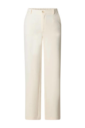straight regular waist capri zand