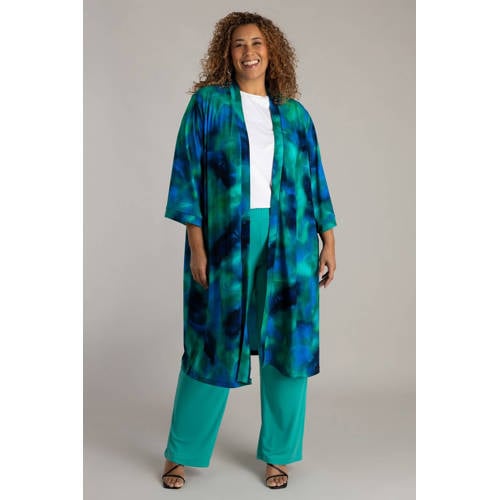 Colletta gebreid vest blauw afbeelding