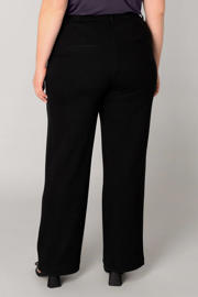 thumbnail: Base Level Curvy straight regular waist pantalon zwart