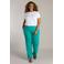 Colletta straight high waist casual broek turquoise