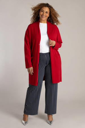 gebreid vest rood