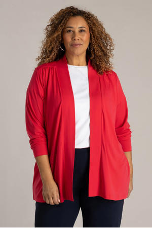 gebreid vest rood