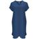 Mat Fashion zomerjurk blauw