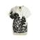 Mat Fashion gebloemde top wit