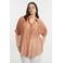 Mat Fashion blouse lichtroze