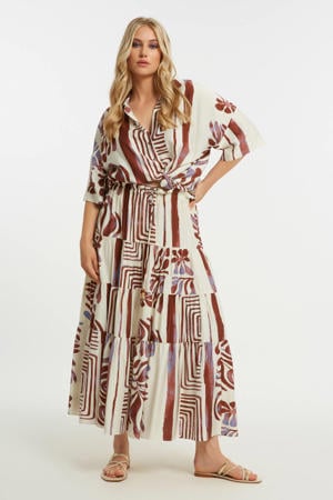 maxi rok ecru