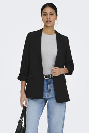 regular blazer zwart