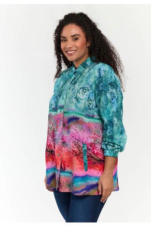 blouse blauw