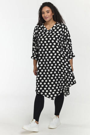 tuniek met stippen zwart