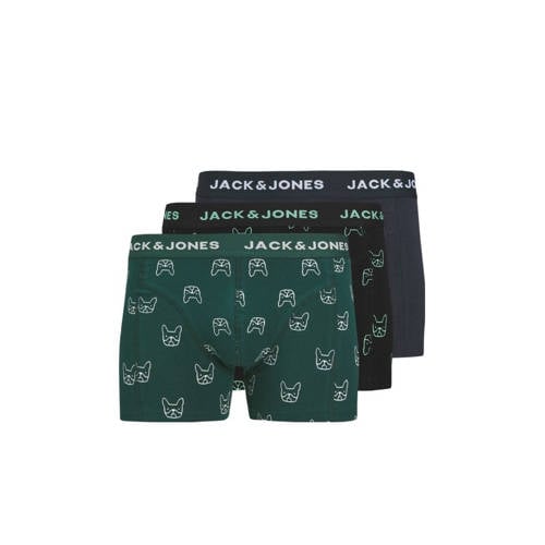 JACK & JONES boxershort JACDENIM DOG (set van 3) afbeelding