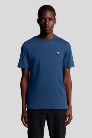 regular T-shirt blauw