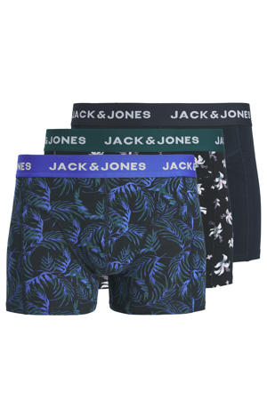 boxershort JACTODD FLOWER (set van 3)