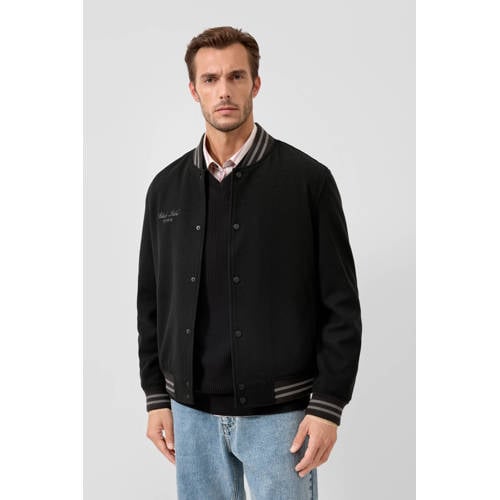 s.Oliver BLACK LABEL baseball jacket zwart afbeelding