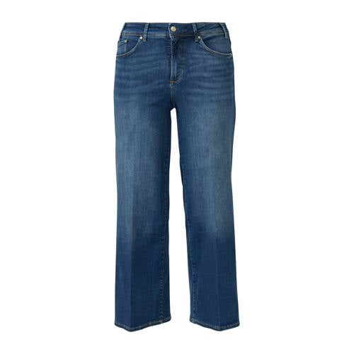 s.Oliver Curve wide leg jeans medium blue denim afbeelding