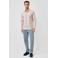 s.Oliver BLACK LABEL regular gestreepte casual overhemd beige