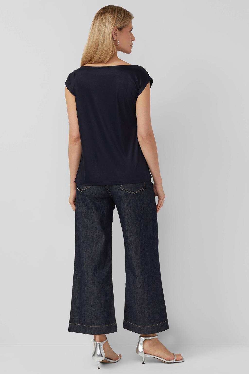 s.Oliver BLACK LABEL top donkerblauw