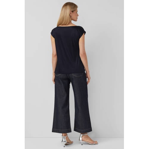 s.Oliver BLACK LABEL top donkerblauw afbeelding
