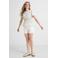 Anytime peplum top met all-overprint lichtgroen