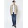 Matinique overshirt met linnen beige