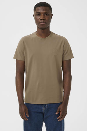 regular T-shirt bruin
