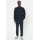 Matinique MAbarton regular casual broek met linnen donkerblauw