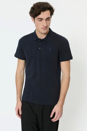 regular polo donkerblauw
