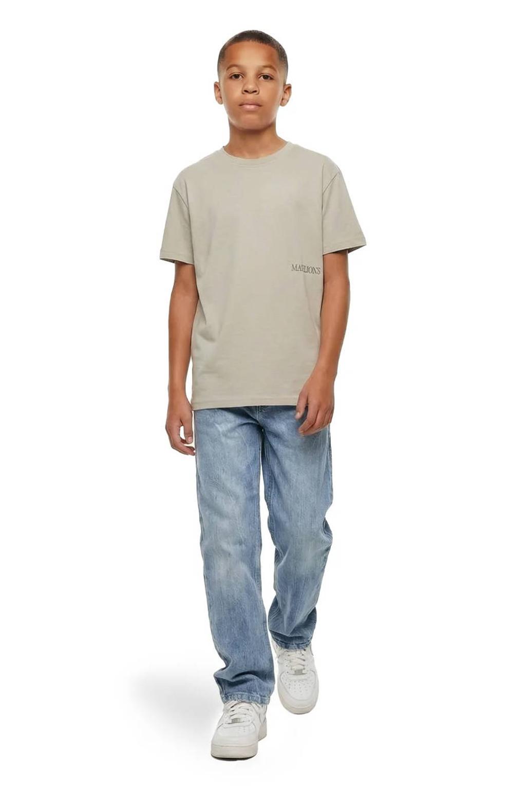 Malelions T-shirt met backprint groen