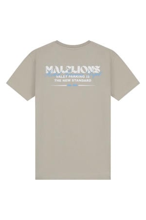 T-shirt met backprint groen