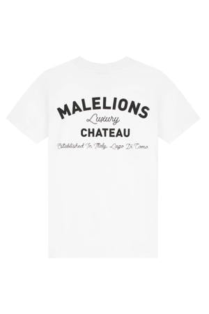T-shirt met backprint wit