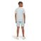 Malelions sweatshort grijsgroen