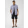 Matinique linnen regular fit overhemd met print - donkerblauw