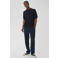 Matinique regular polo met ingebreid patroon donkerblauw