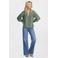 Anytime blouse met V-hals donkergroen