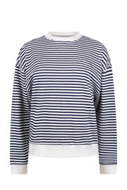 thumbnail: NUKUS gestreepte sweater marineblauw