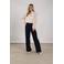 NUKUS flared regular waist pantalon marineblauw