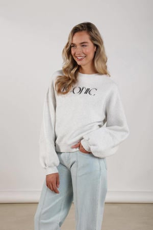 sweater grijs melange