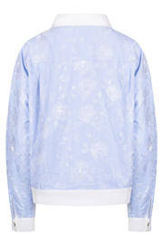 thumbnail: NUKUS blouse lichtblauw met pailletten