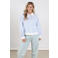 NUKUS blouse lichtblauw met pailletten