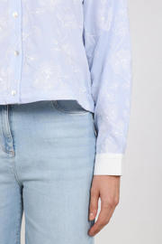 thumbnail: NUKUS blouse lichtblauw met pailletten