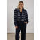 NUKUS blouse marineblauw