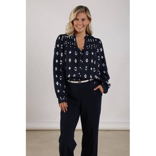 NUKUS blouse marineblauw afbeelding