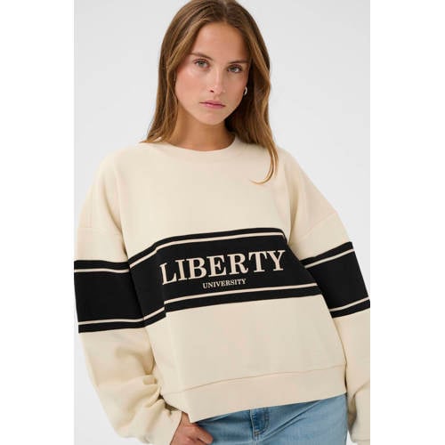 Kaffe sweater ecru afbeelding