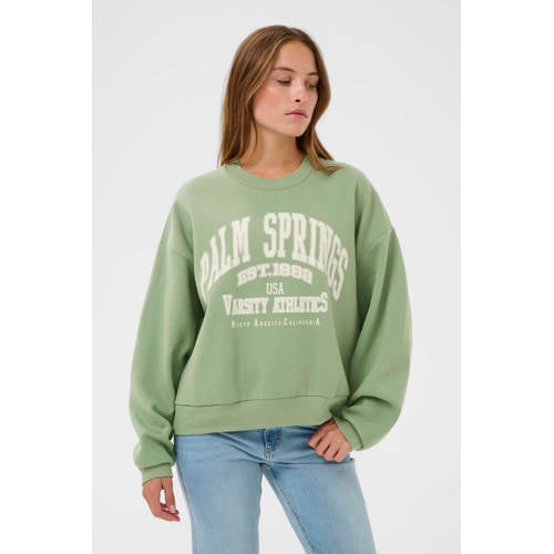 Kaffe sweater groen afbeelding