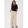 Kaffe regular high waist broek beige