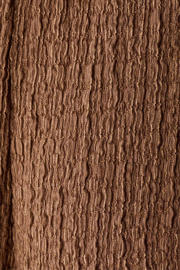 thumbnail: Shoeby straight high waist crinkle broek bruin